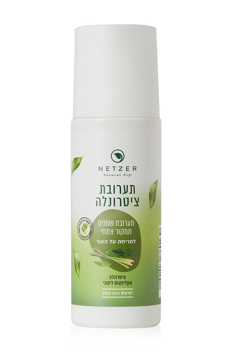 תערובת ציטרונלה רול און למריחה - דוחה יתושים ממקור צמחי
